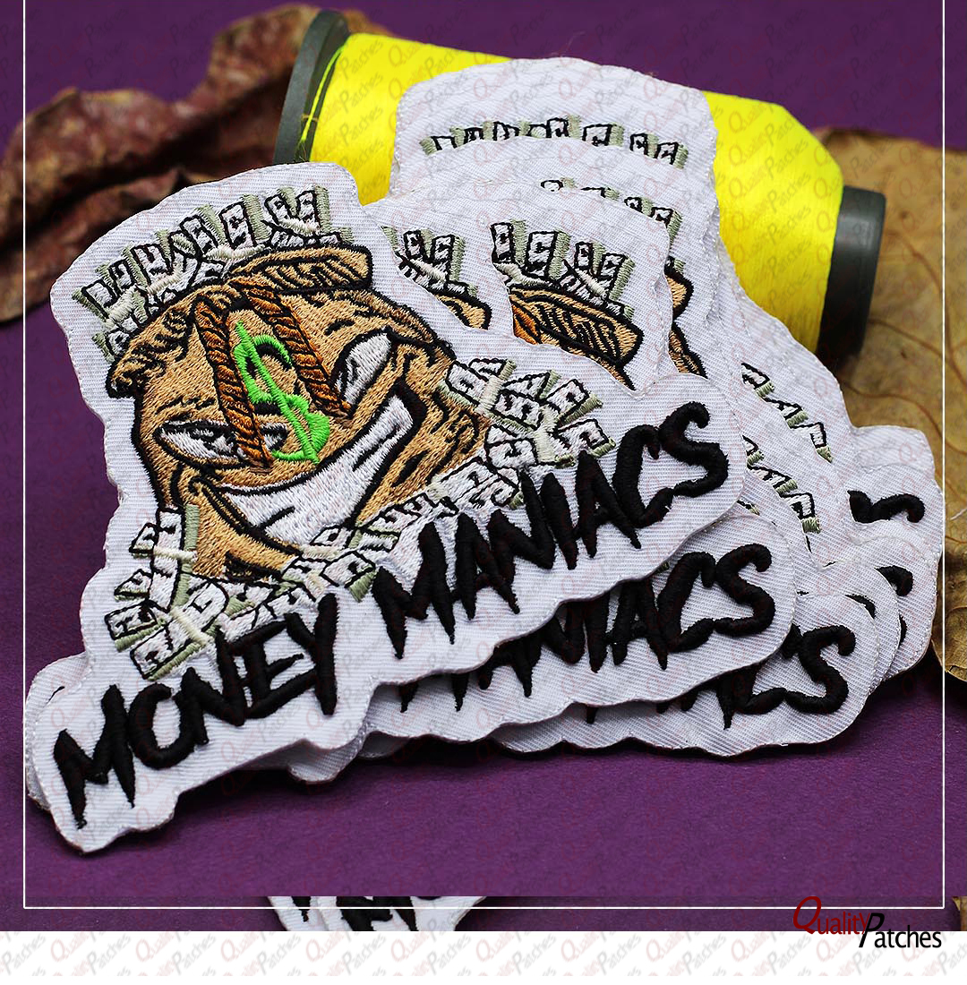 Custom Die Cut Embroidered Patches 34