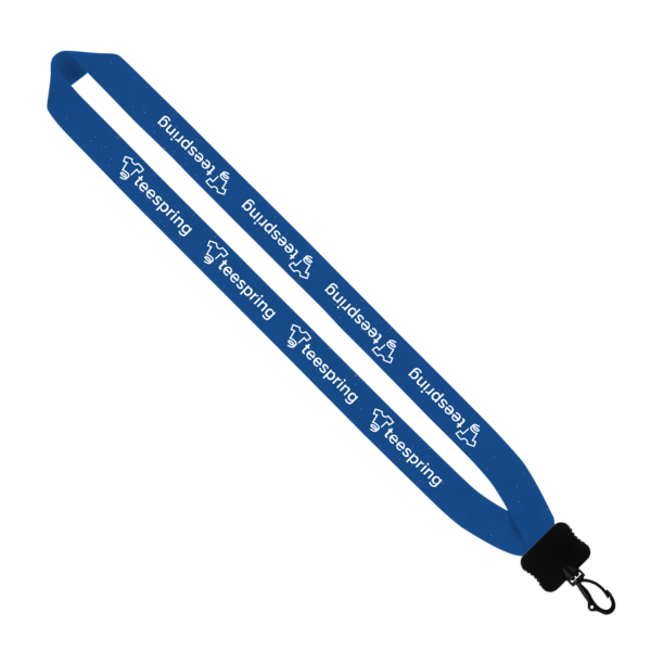 1" Cotton Lanyard with Plastic Clamshell & Swivel Snap Hook 9