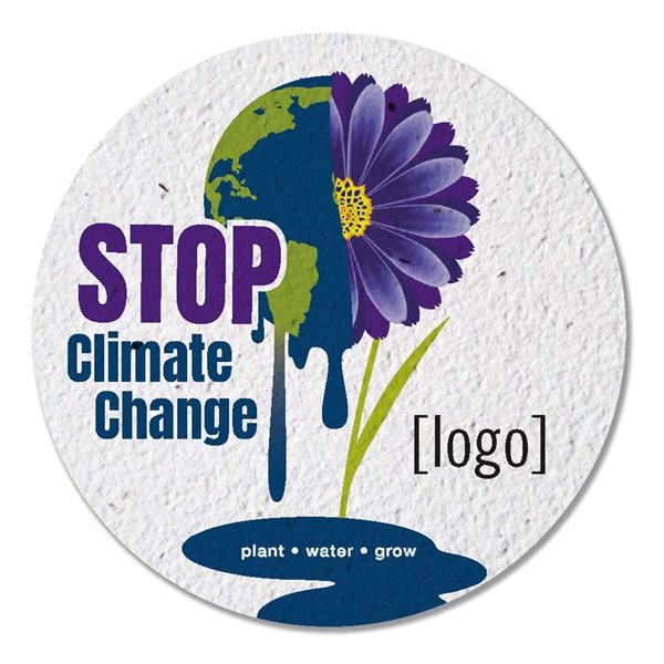 Seed Paper Coaster, 3.875 Circle 5