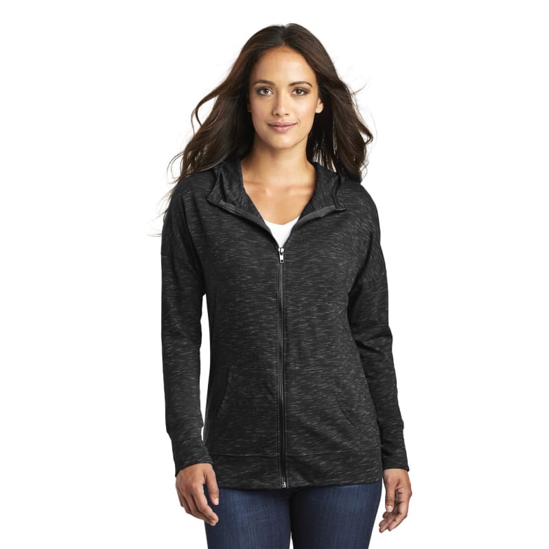 District Women's Medal Full-Zip Hoodie., custom hoodie or sweatshirt with logo imprint 10