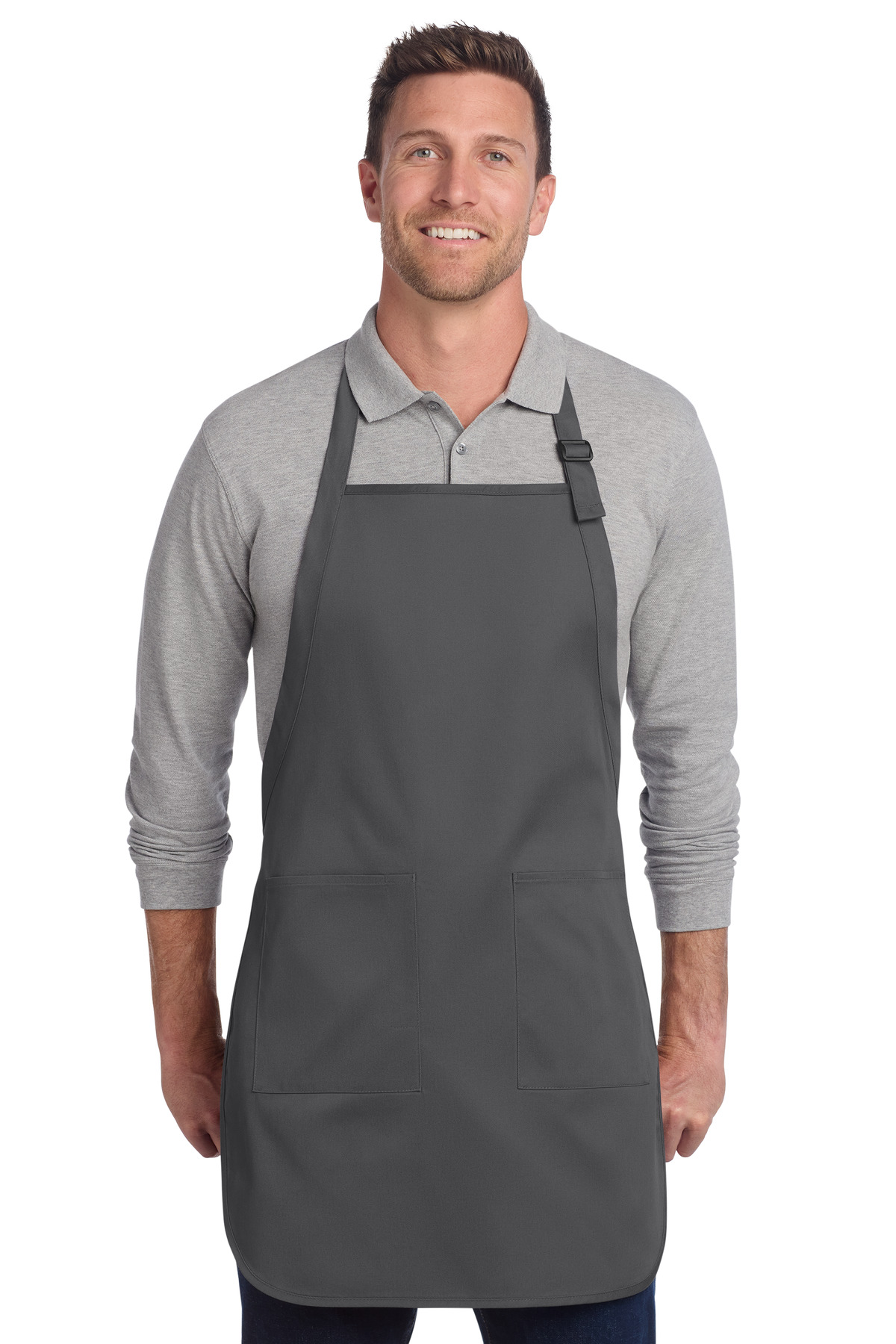 Port Authority Full-Length Two-Pocket Bib Apron. A600 19