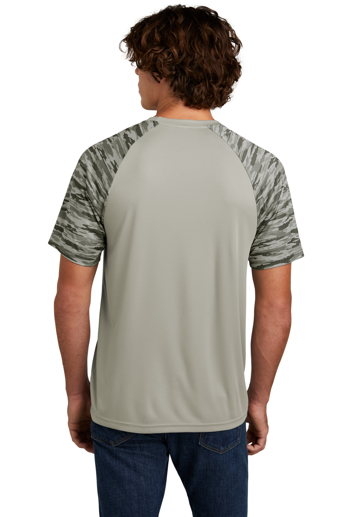 Sport-Tek Drift Camo Colorblock Tee ST376 18