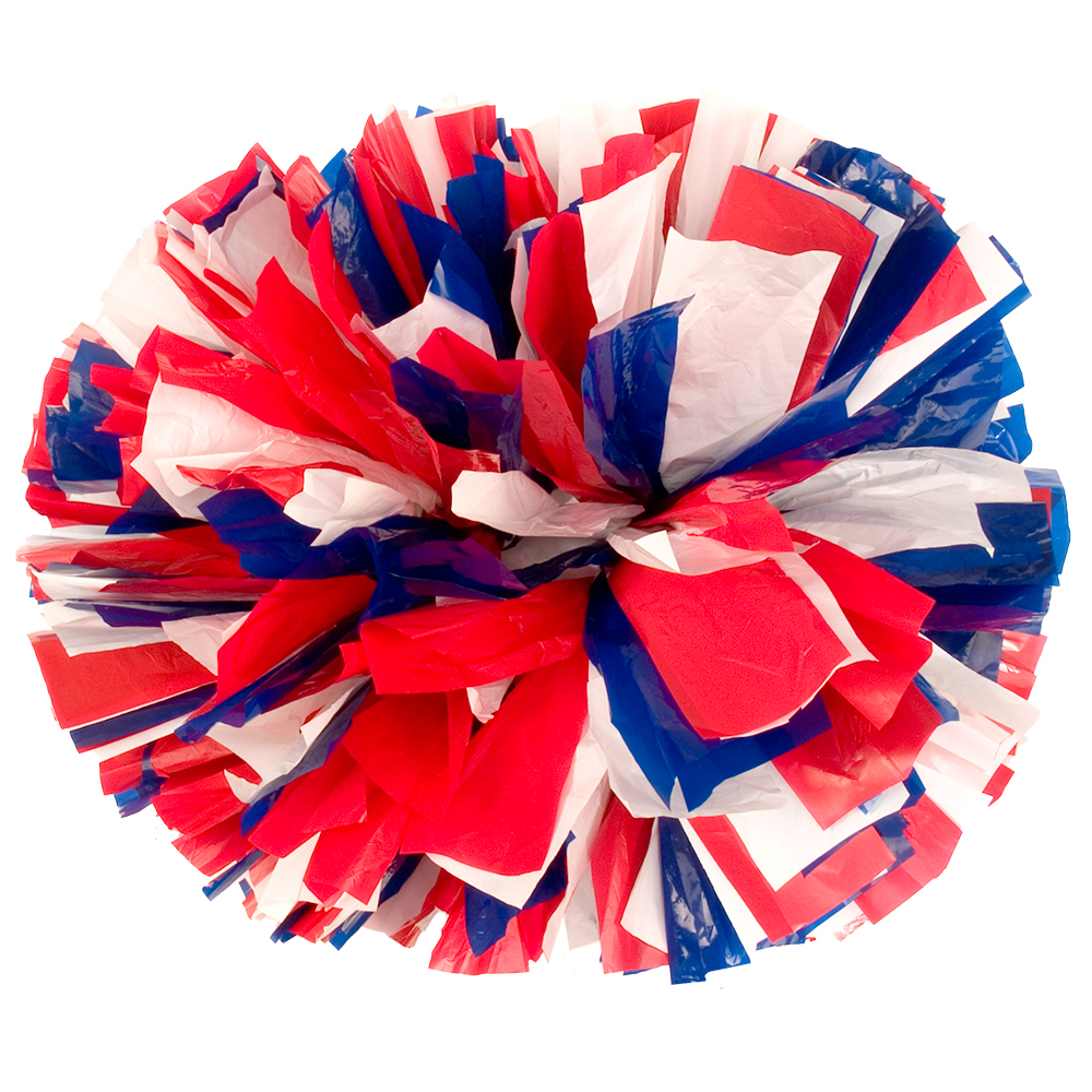 Custom Plastic Super Wide Pom, Mixed Colors 59