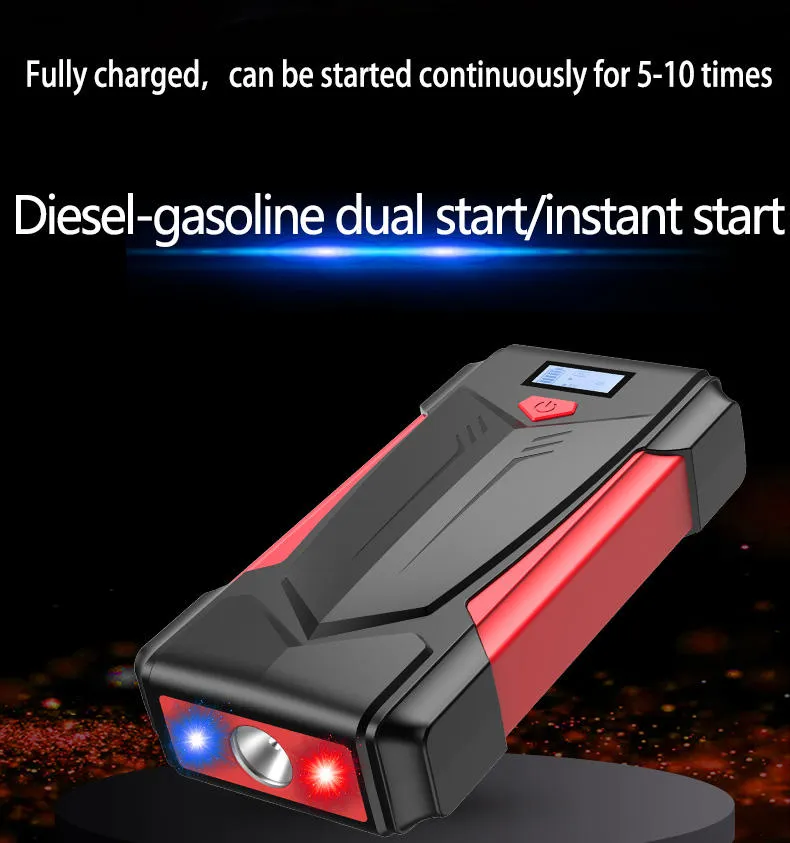 12V 10000mAh 2000A Peak Current Car Jump Starter 1