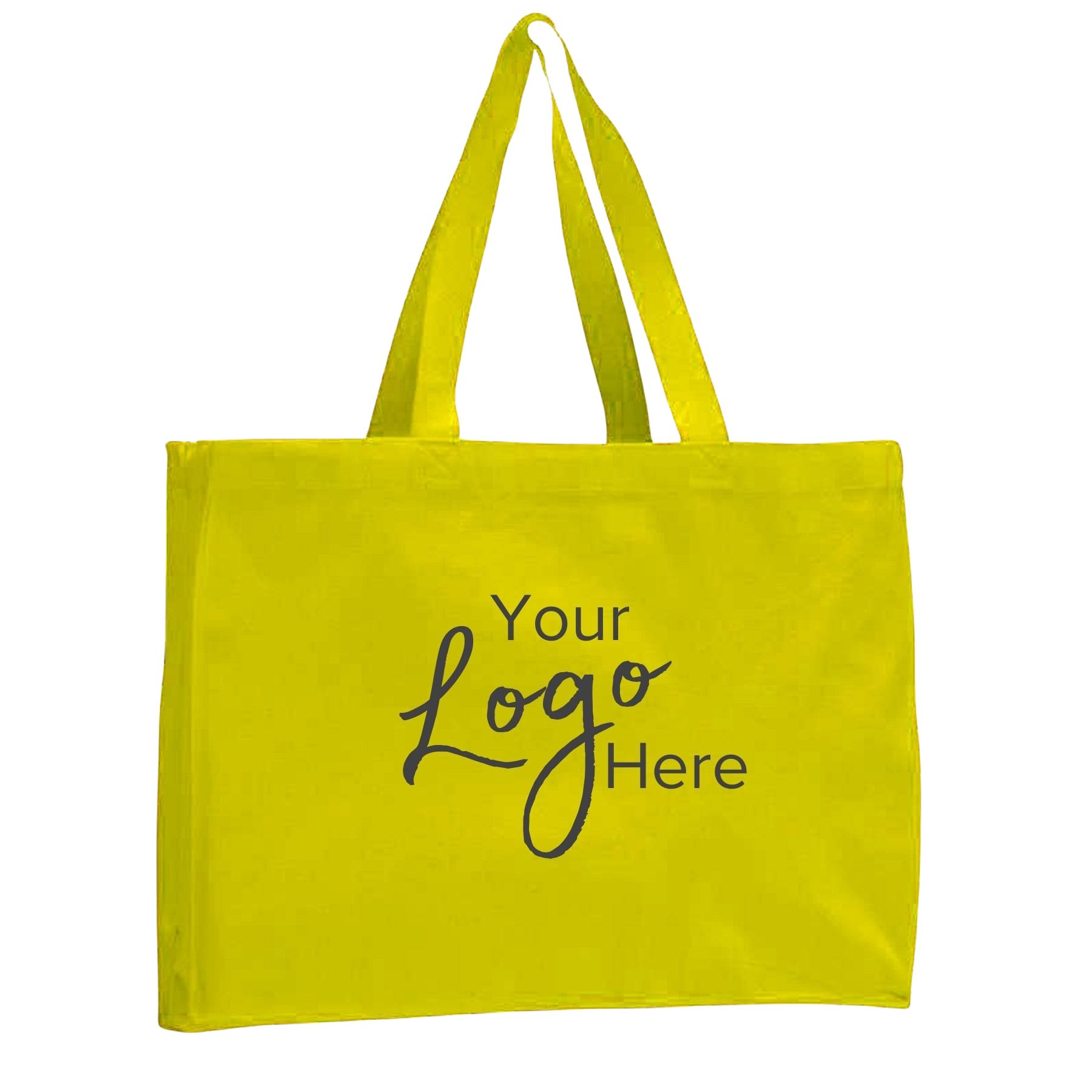 Canvas Tote Bag 15" W x 12" H with 4" Gusset, custom tote bag with logo imprint 16