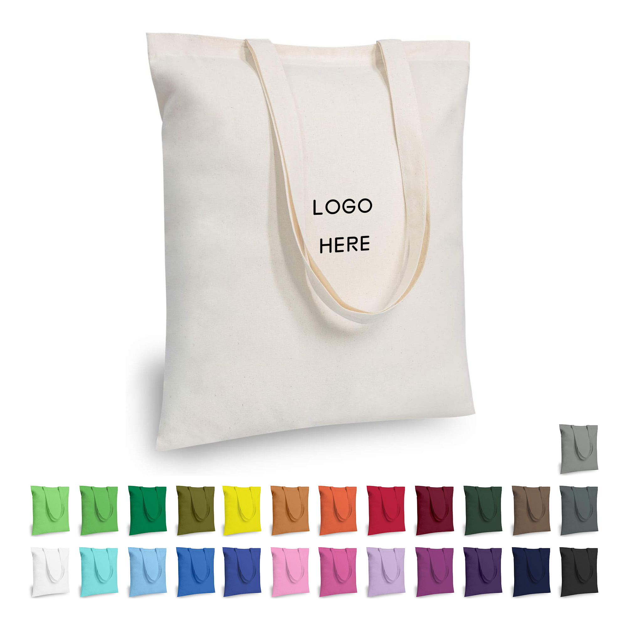 Canvas Cotton Tote Bags, custom tote bag with logo imprint 4