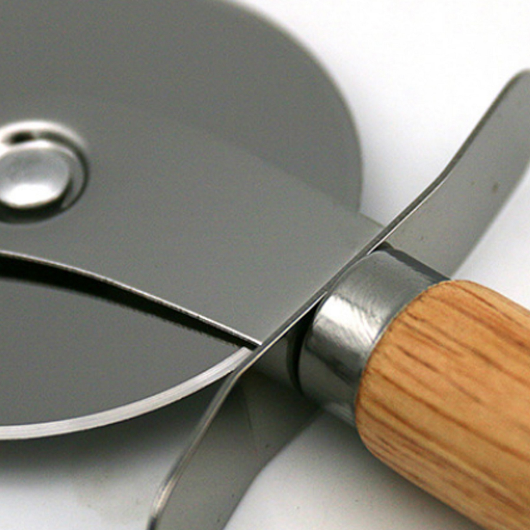 Ergonomic Non Slip Handle Stainless Steel Pizza Cutter 7