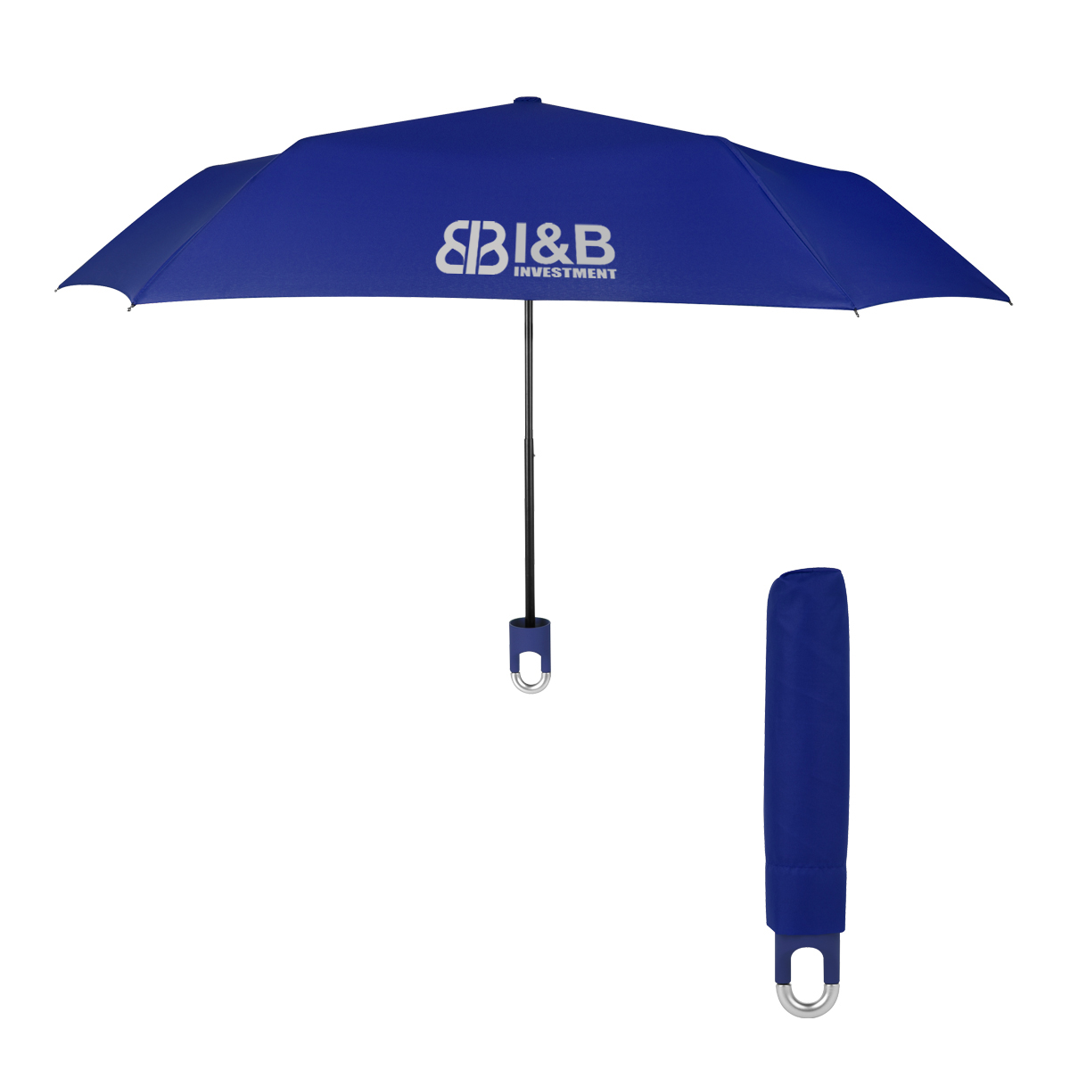 38" Arc Clipper Compact Telescopic Umbrella 7