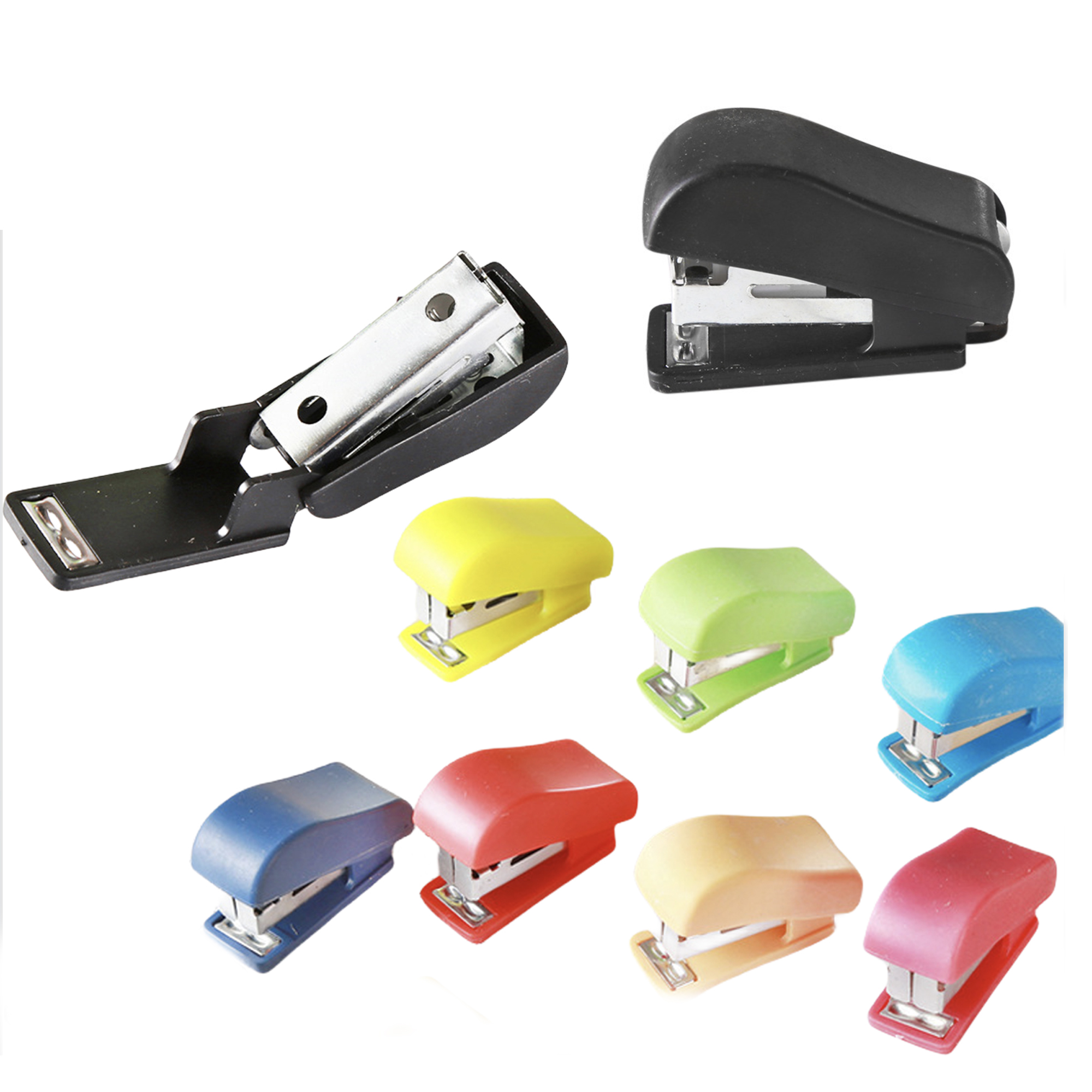 Bright Color Pocket Stapler Mini Desktop Stapler 2