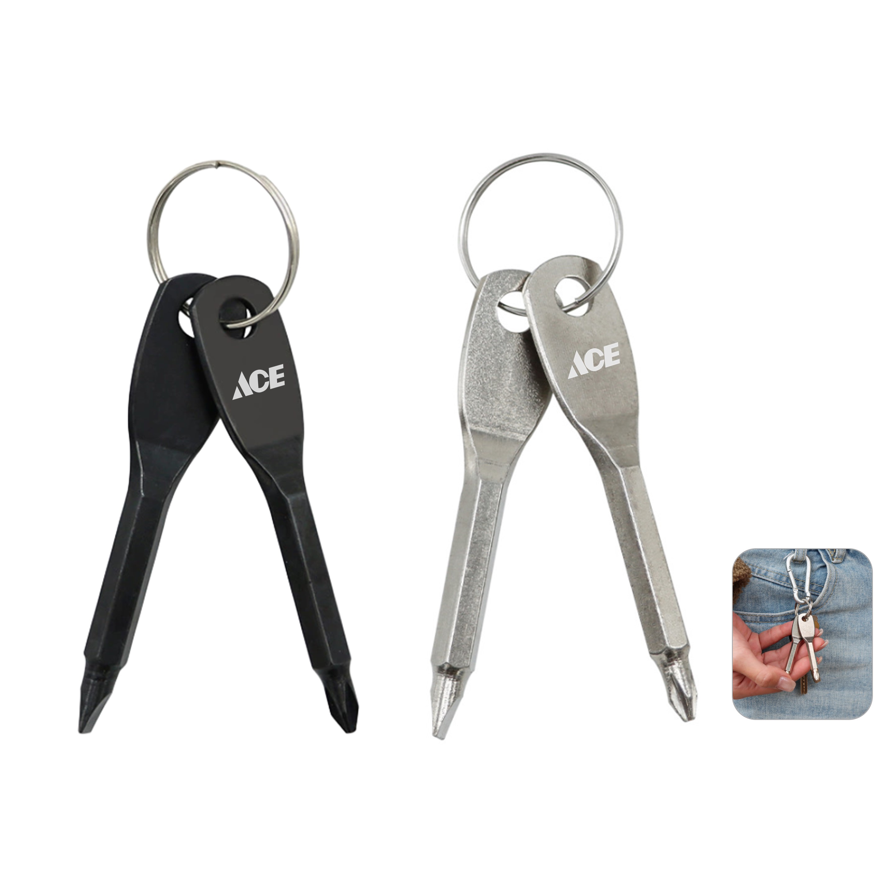 Screwdriver Tool with Key Ring 2