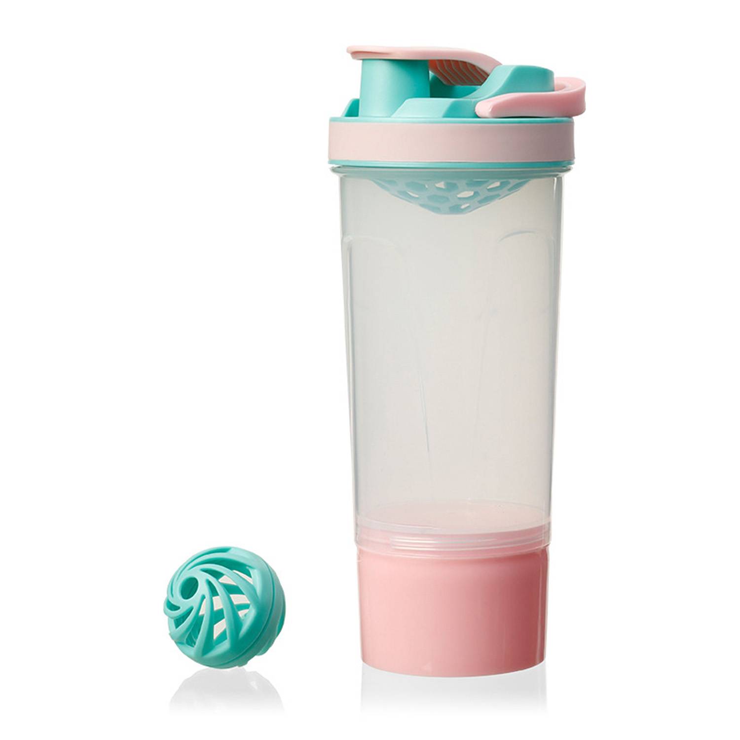 24oz Multifunction Protein Shake Bottle w/ Mixing Ball 8