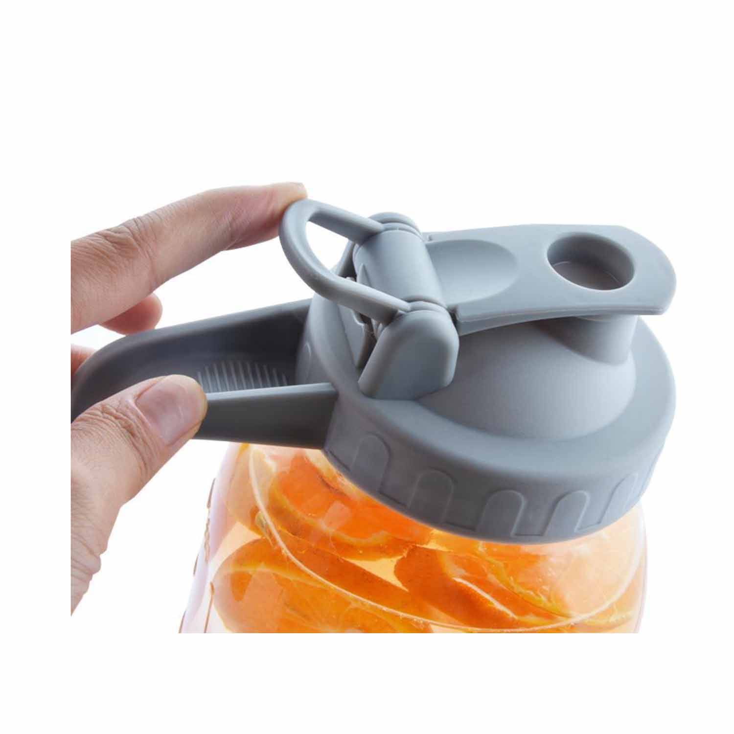 64oz Filter hand lid sports water bottle 5