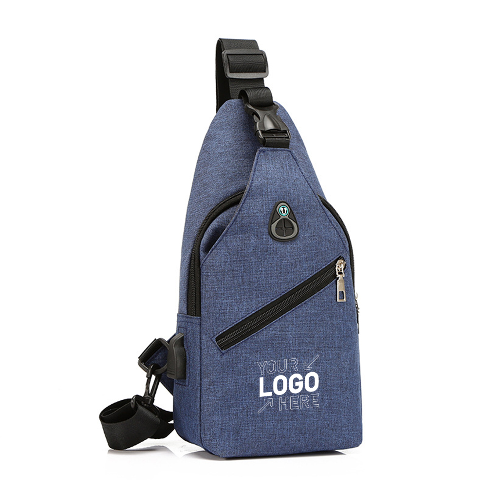 Sling Backpack with USB Charging