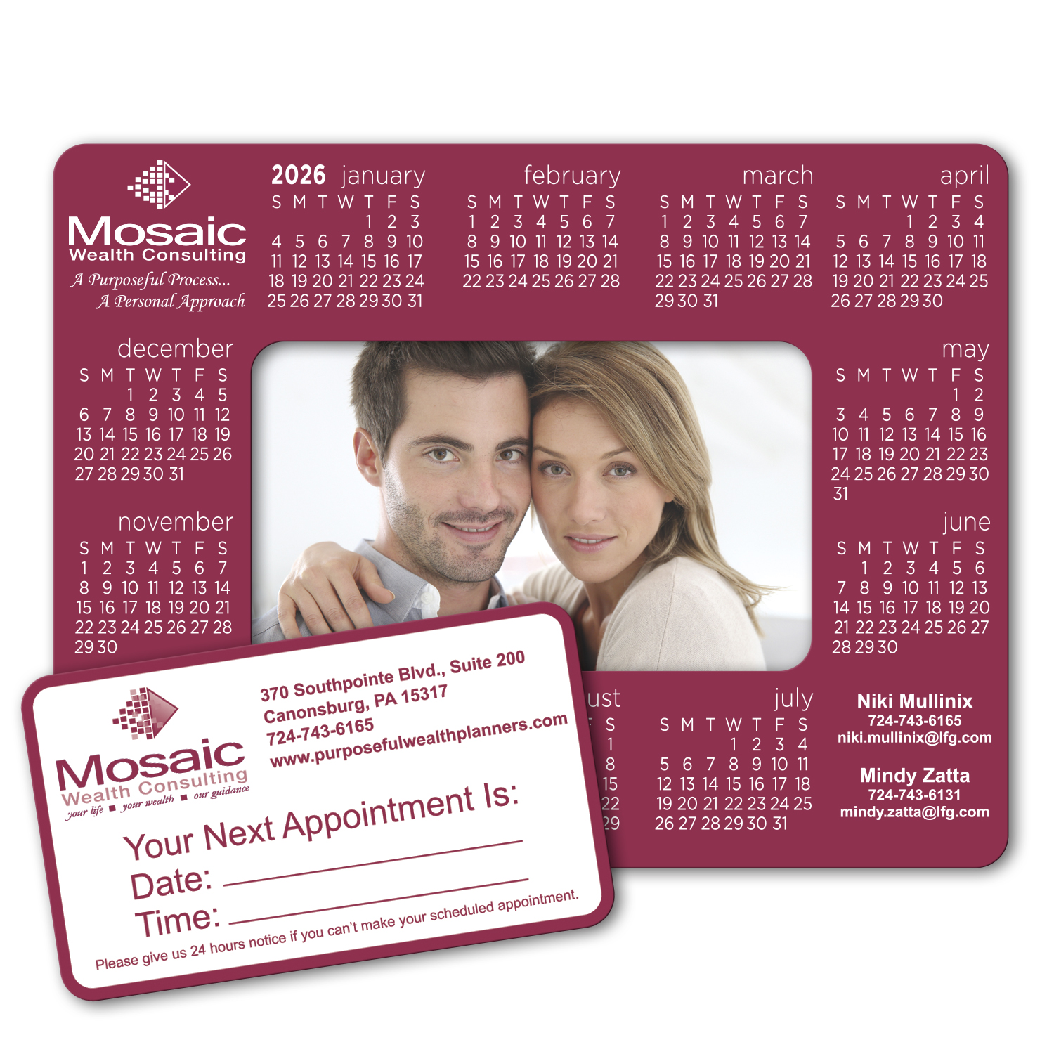 Calendar Picture Frame Magnet