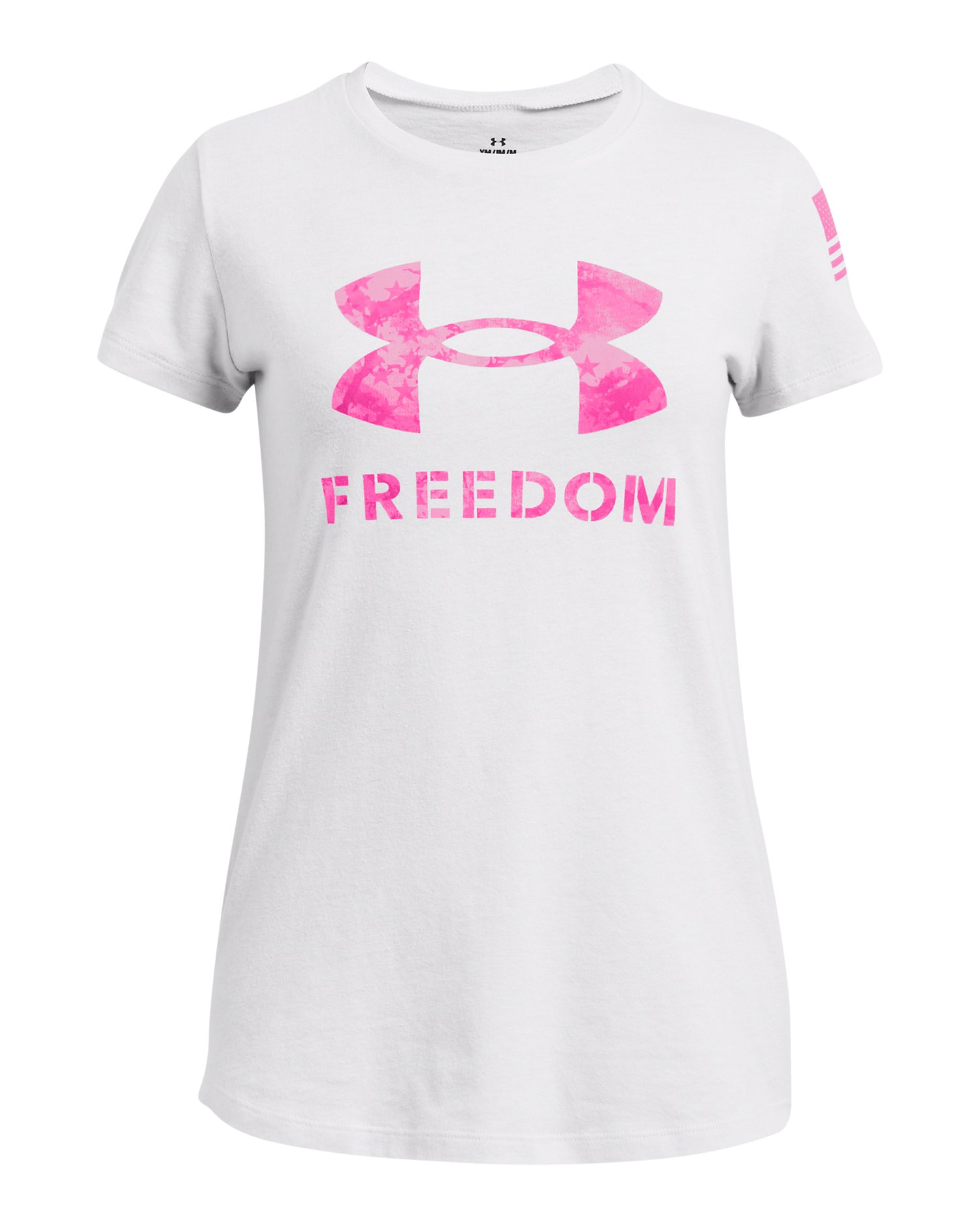 UA Freedom Printed Logo Girls' T-Shirt 4