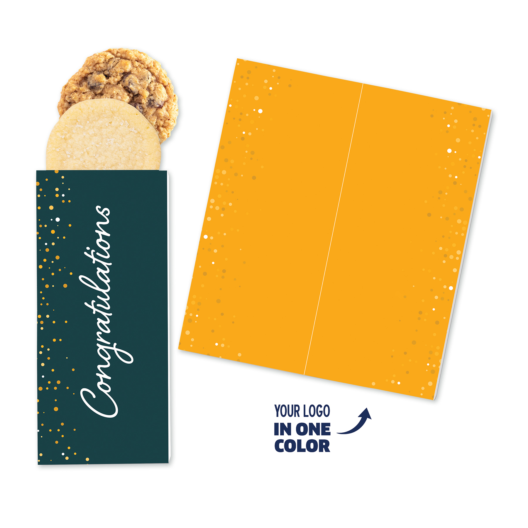 One Color Foil-Stamped Stock Congratulations Sweeter Cards with Homestyle Cookie Duo 3