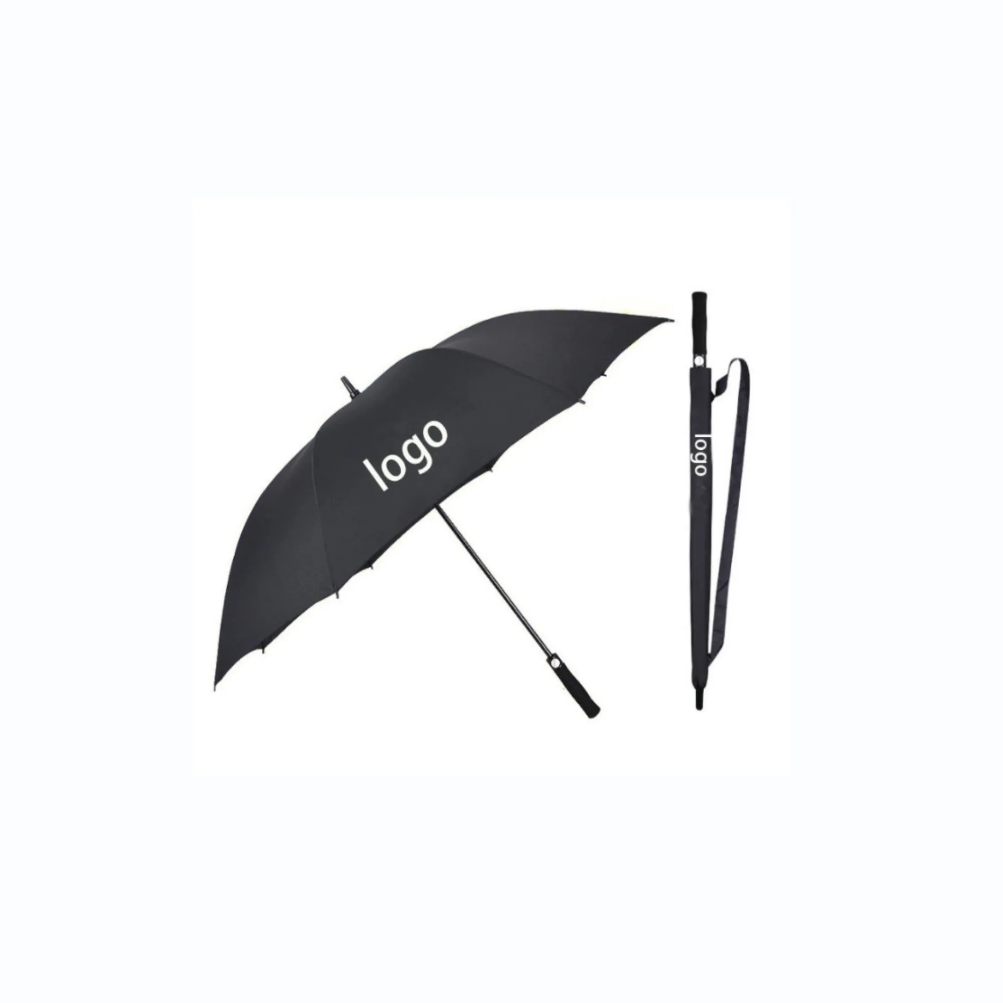 Wind-resistant Long-handled Golf Umbrella 1