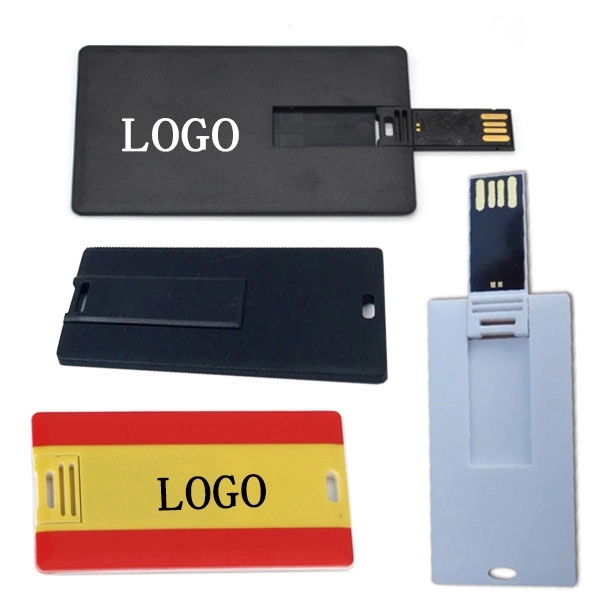 Small Plastic Credit Card USB Flash Drive 2