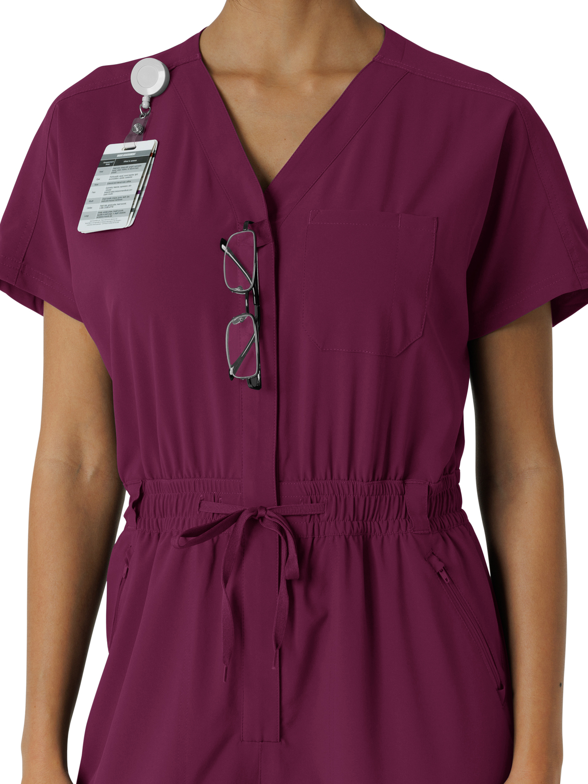 Wink - Renew - Women's Seven-Pocket Cargo Jogger Jumpsuit 8