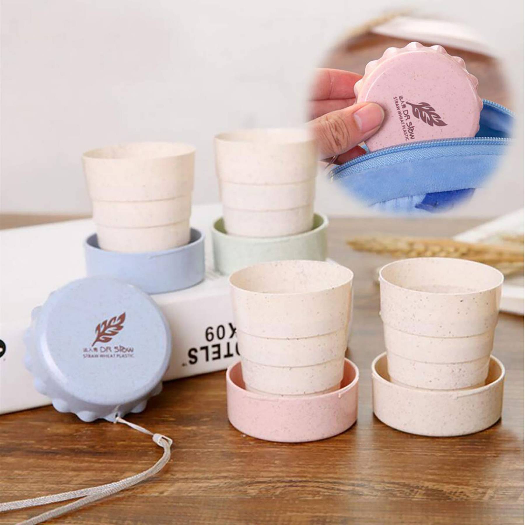 Environmental Folding Travel Telescopic Cup 2