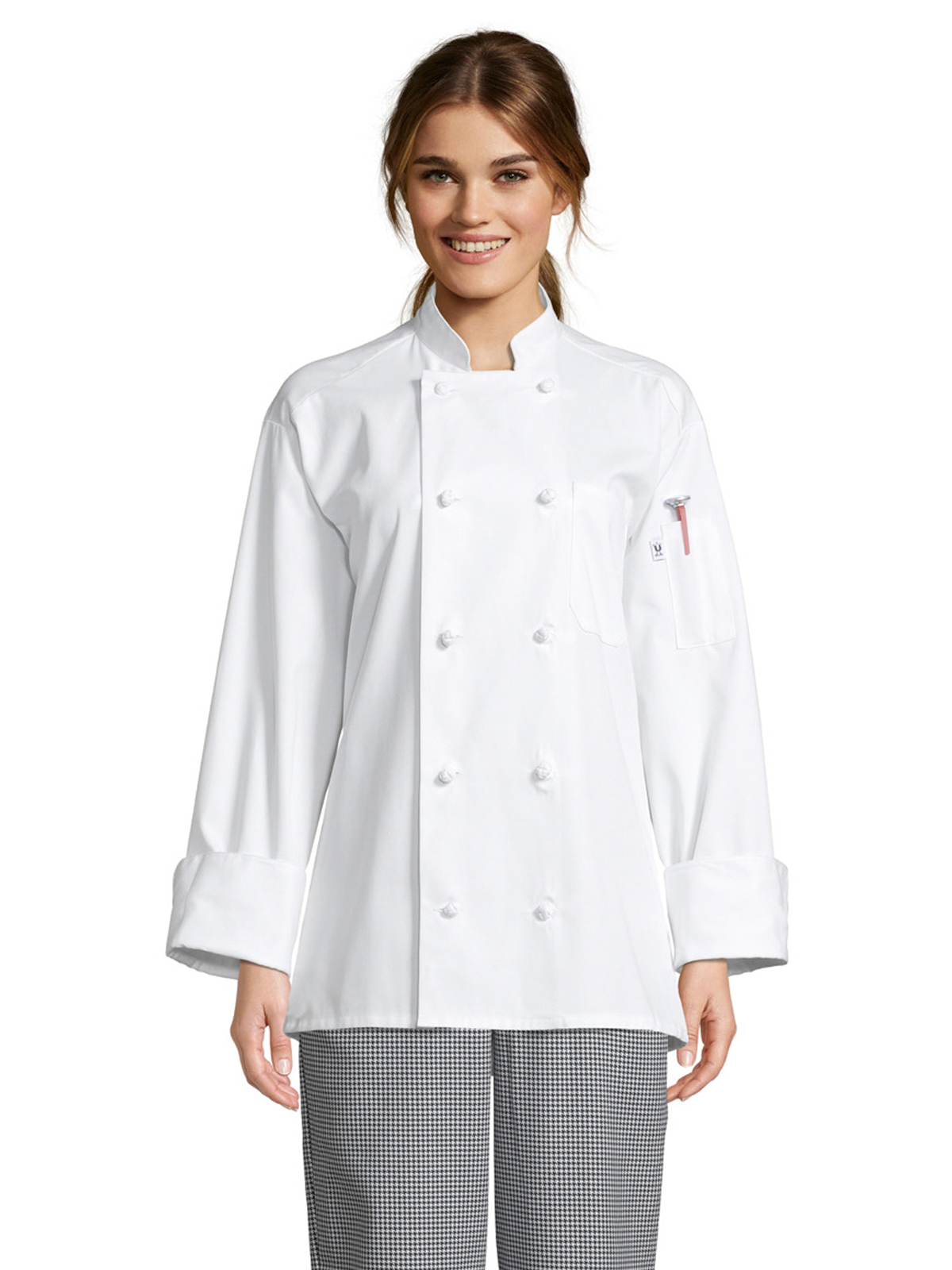 Uncommon Chef - Unisex Classic Knot Chef Coat 4