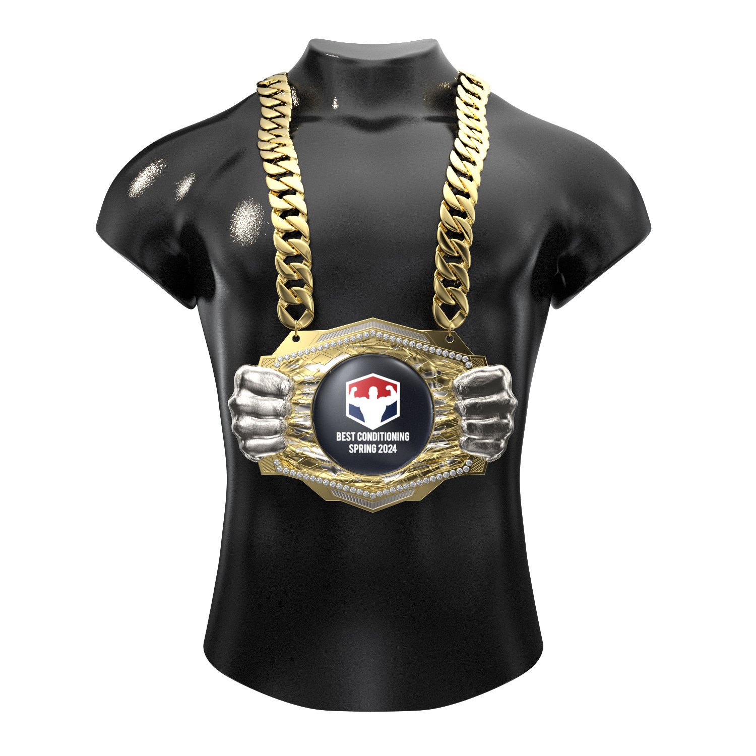 Express Vibraprint® Knock Out Champ Chain w/ Chain 2