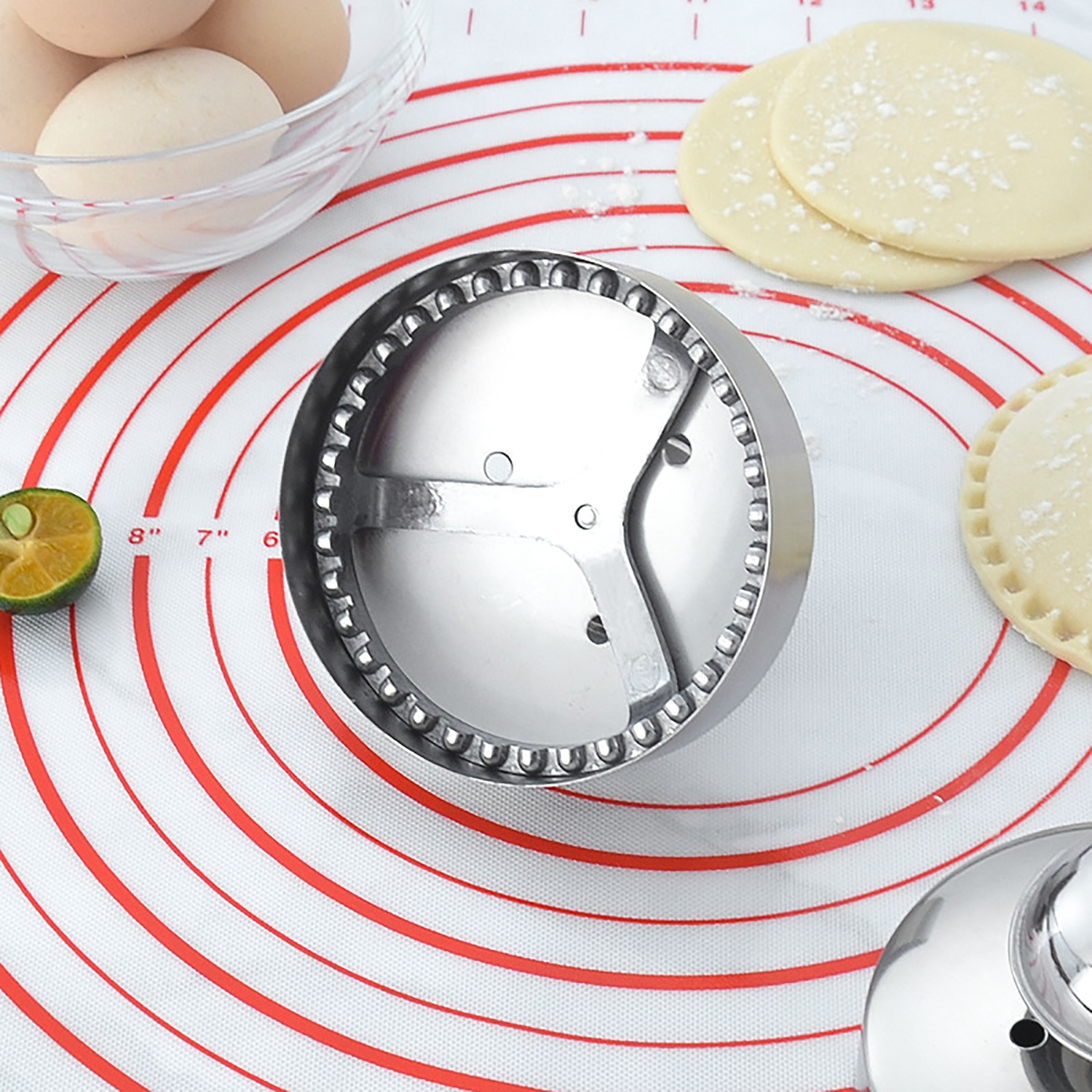 Stainless Steel Sandwich Sealer Sand w/ Cutter 7