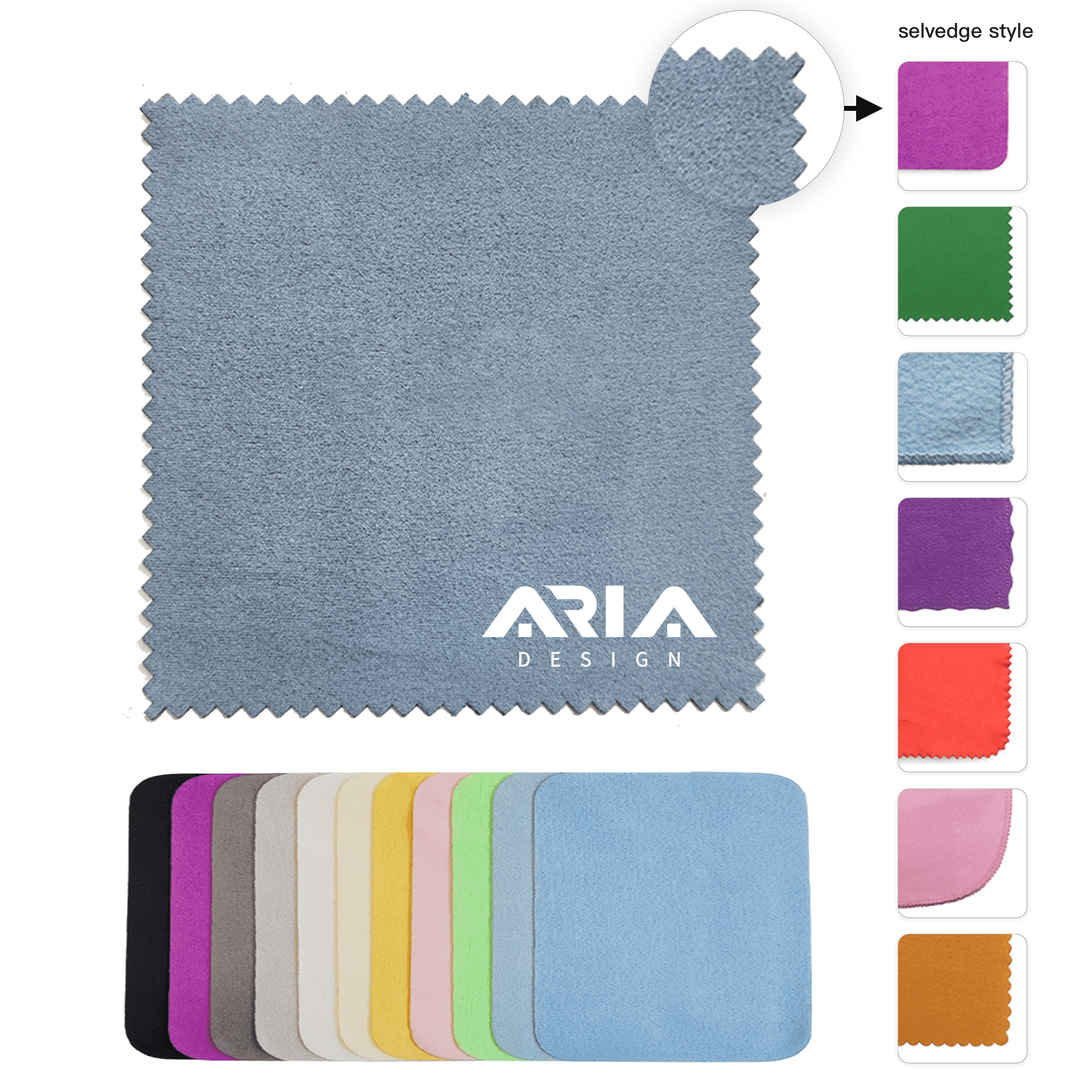 230GSM Glasses Microfiber Cleaning Cloth 2