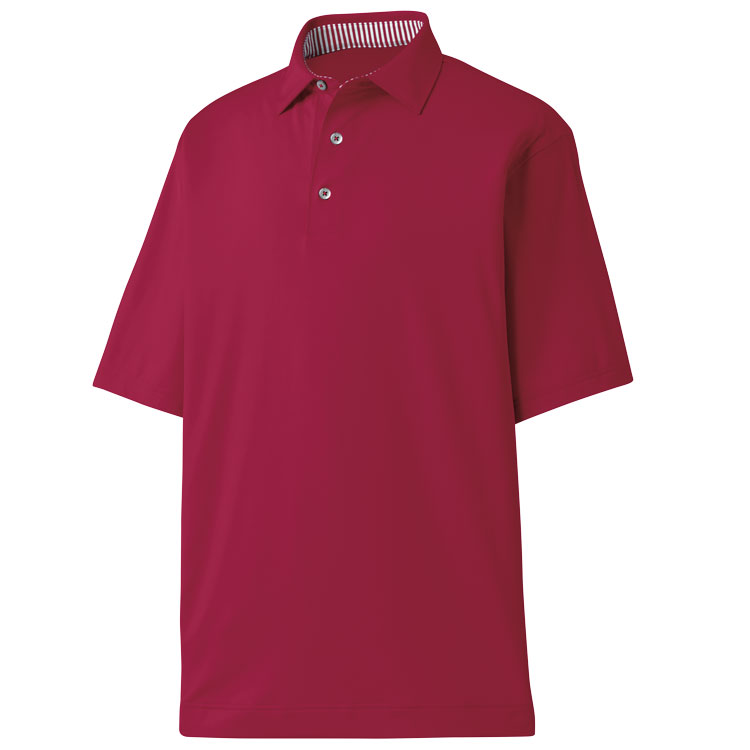 FootJoy ProDry Performance Solid Lisle Polo - Self Collar 7