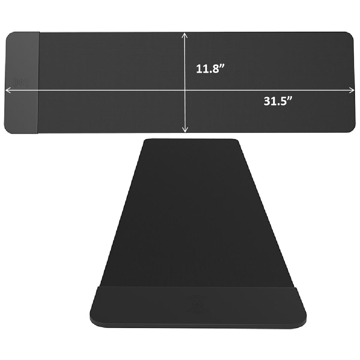 Desk Mouse Pad With 1OW Wireless Charger 4