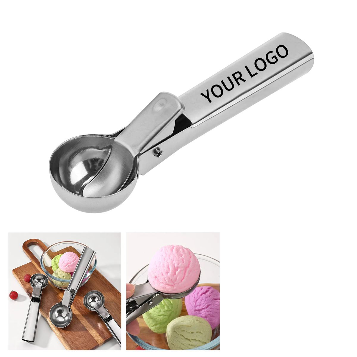 Heavy Duty Stainless Steel Scoop for Ice Cream 2