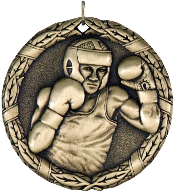 Boxing XR200 Series Medal, 2" 2