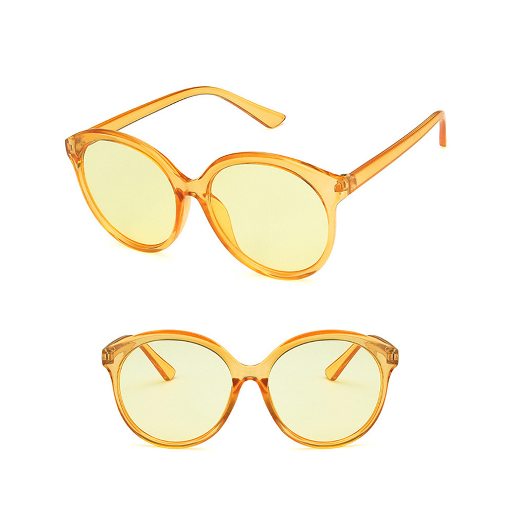 Round candy color retro sunglasses 6