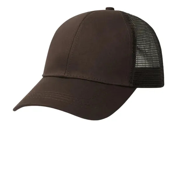 Cotton Mesh Ponytail Baseball Cap 4