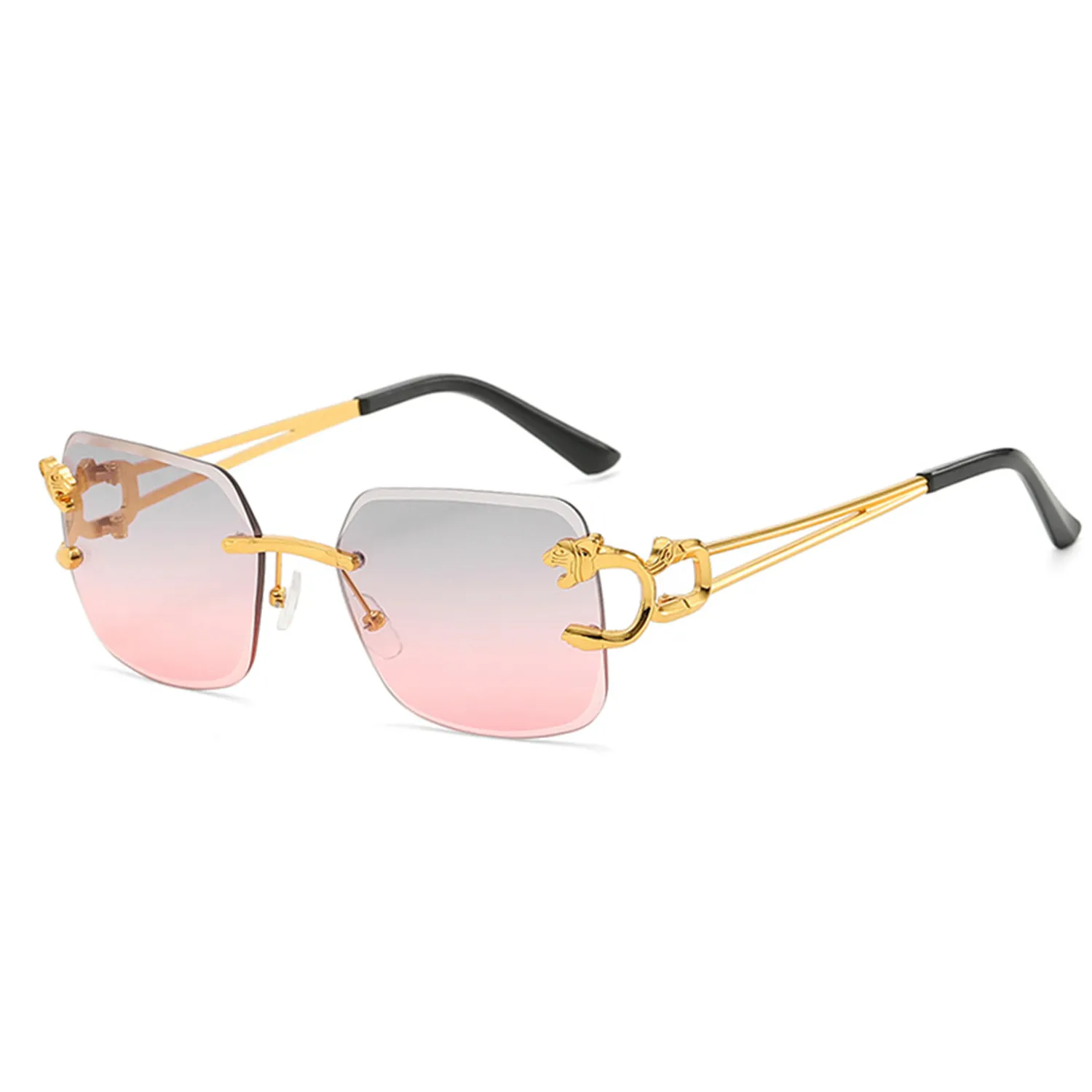 Rimless Square Sunglasses 3