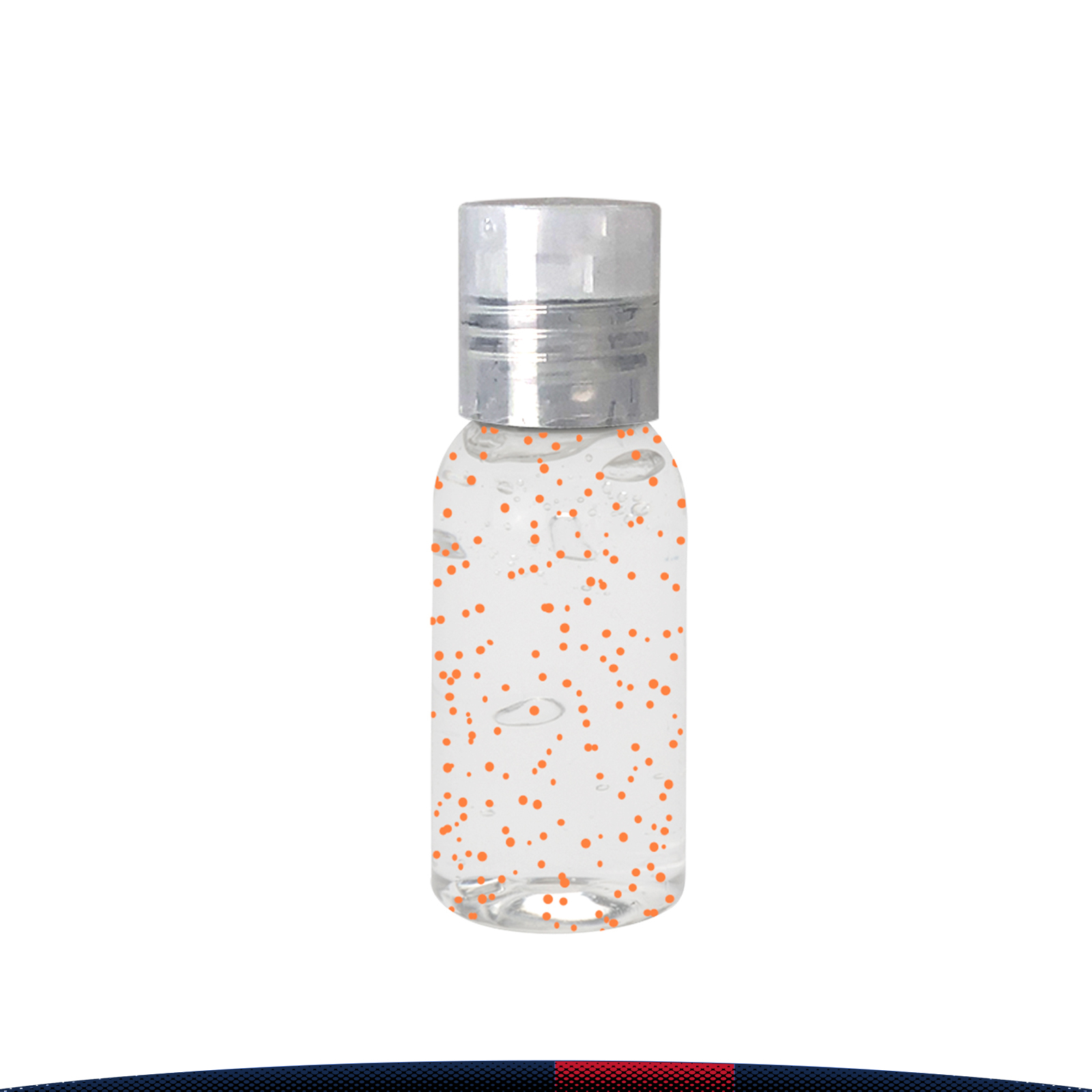 1 oz. Fitzroy Clear Round Bottle Moisture Bead Sanitizer 2