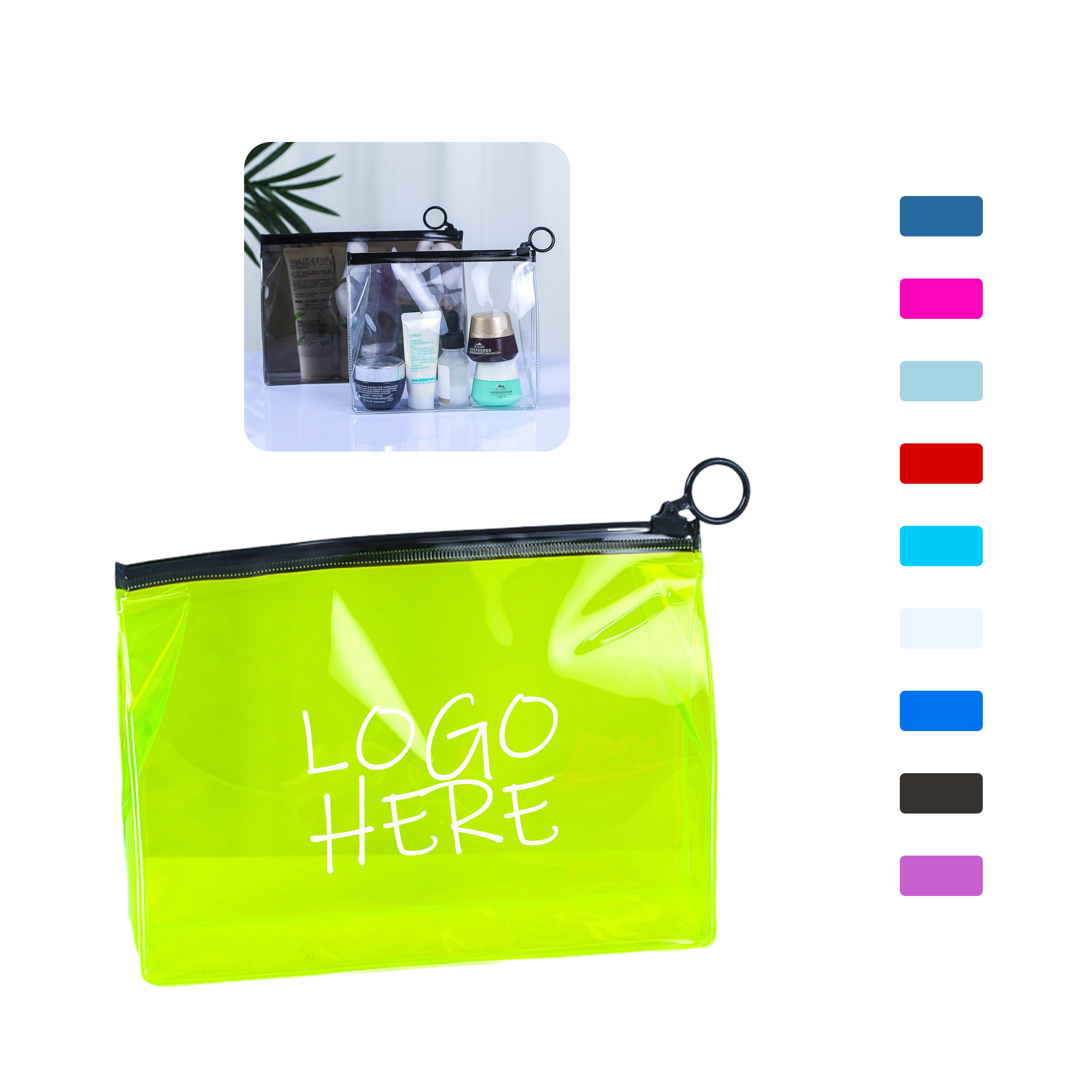PVC Transparent Makeup Bag 2