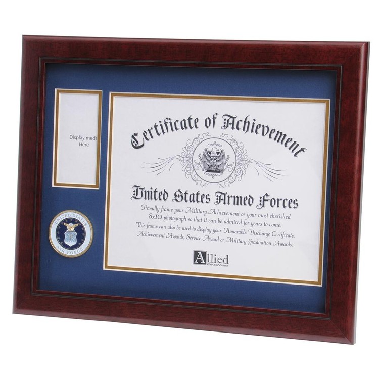 U.S. Air Force Medallion 8-Inch by 10-Inch Certificate and Medal Frame 2