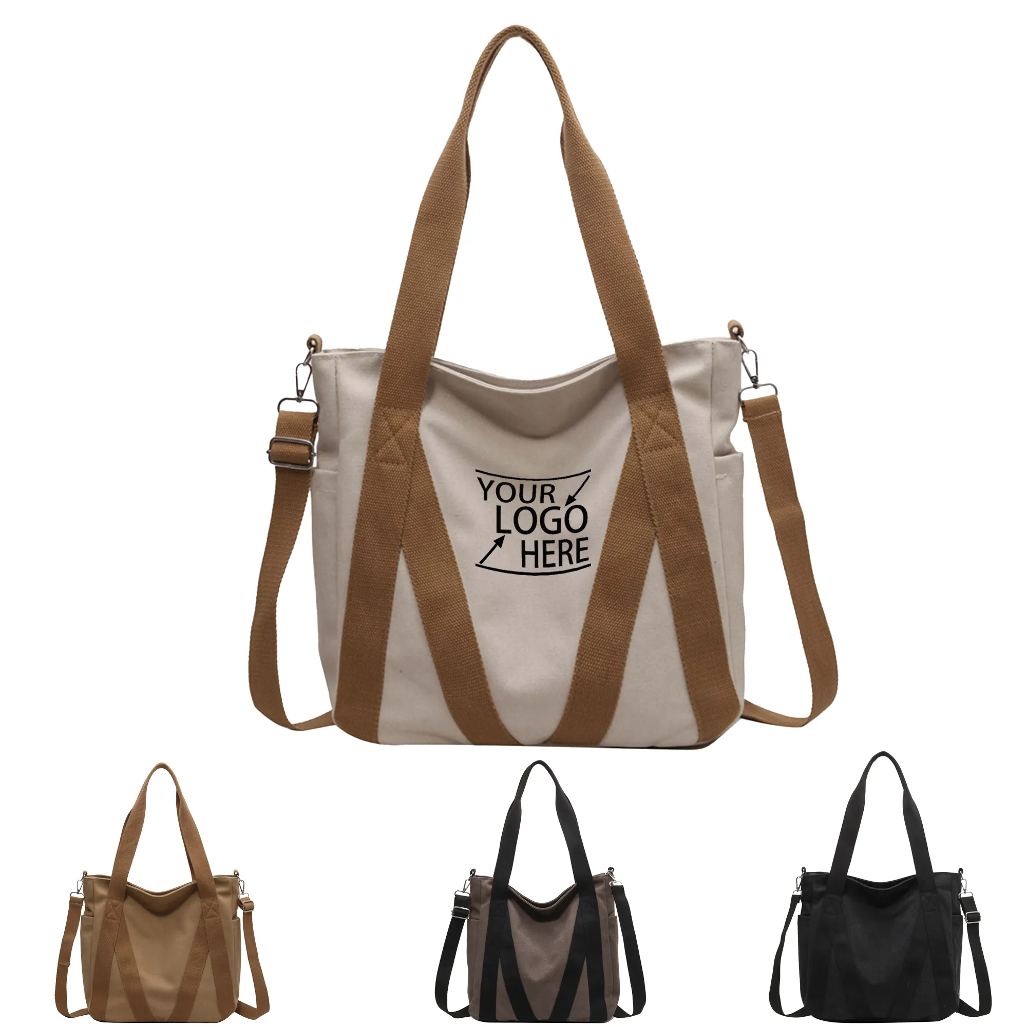 16oz Vintage Canvas Tote Bag