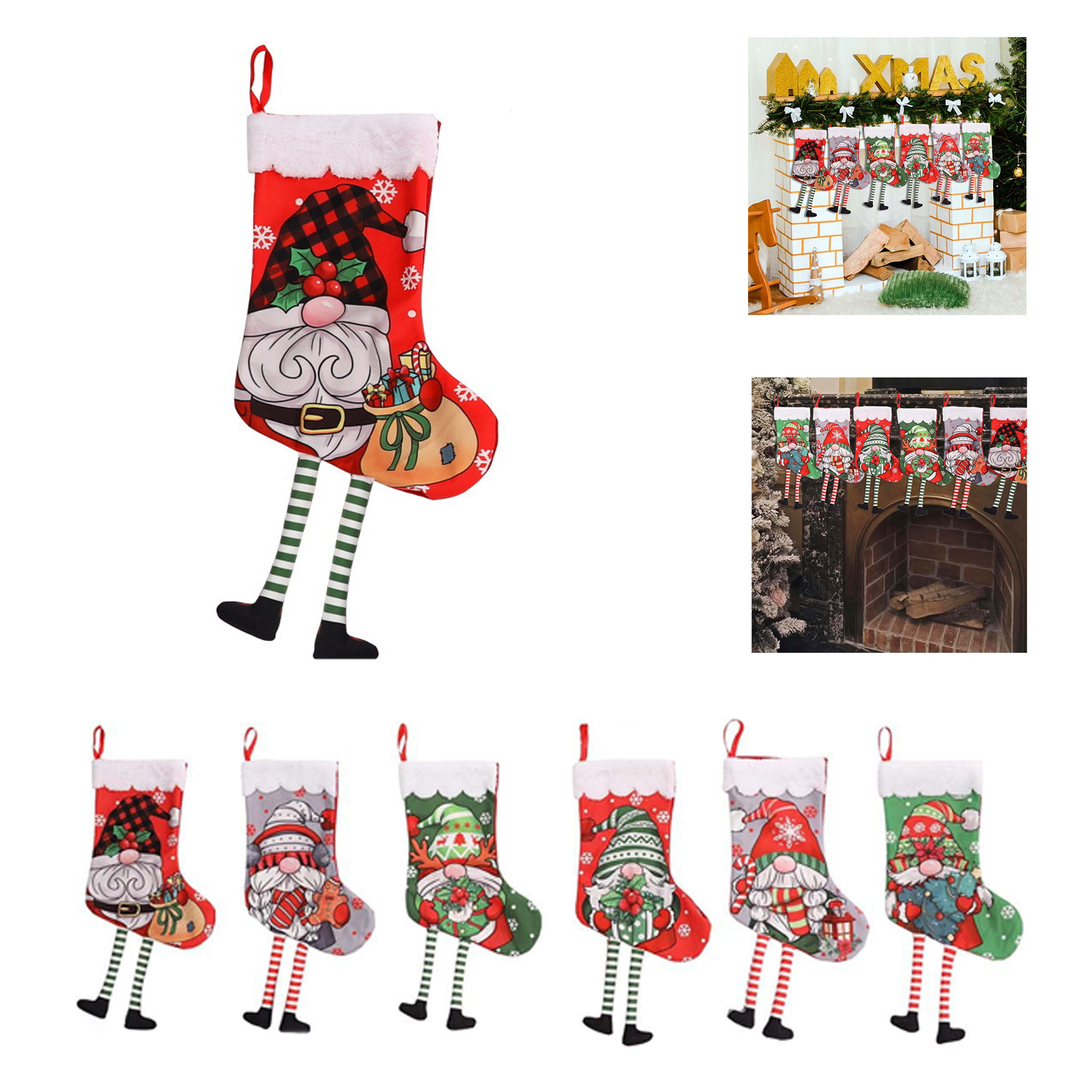 Christmas Stocking Santa Socks Candy Bag 2