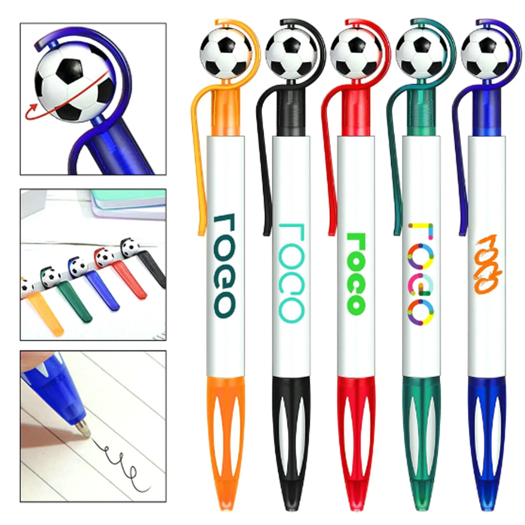 Football Shape Plastic Stretchable Ballpoint Pen 1