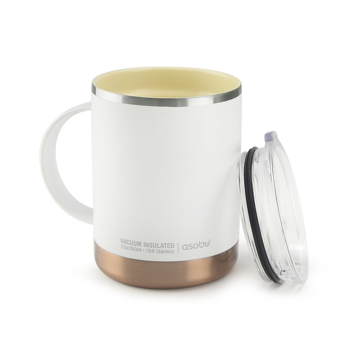 12 Oz. Asobu Ultimate Mug w/ Shatterproof Ceramic Interior 15