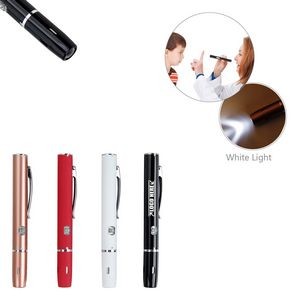 Portable LED Flashlight With Rechargeable Battery And Metal Clip 9