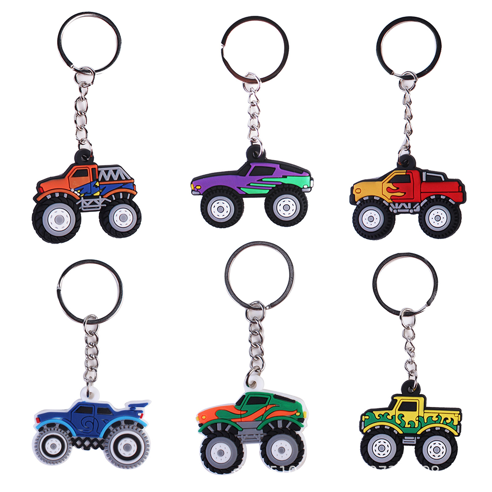 3.3" Soft PVC Customizable Shape Double-sided Keychain 3