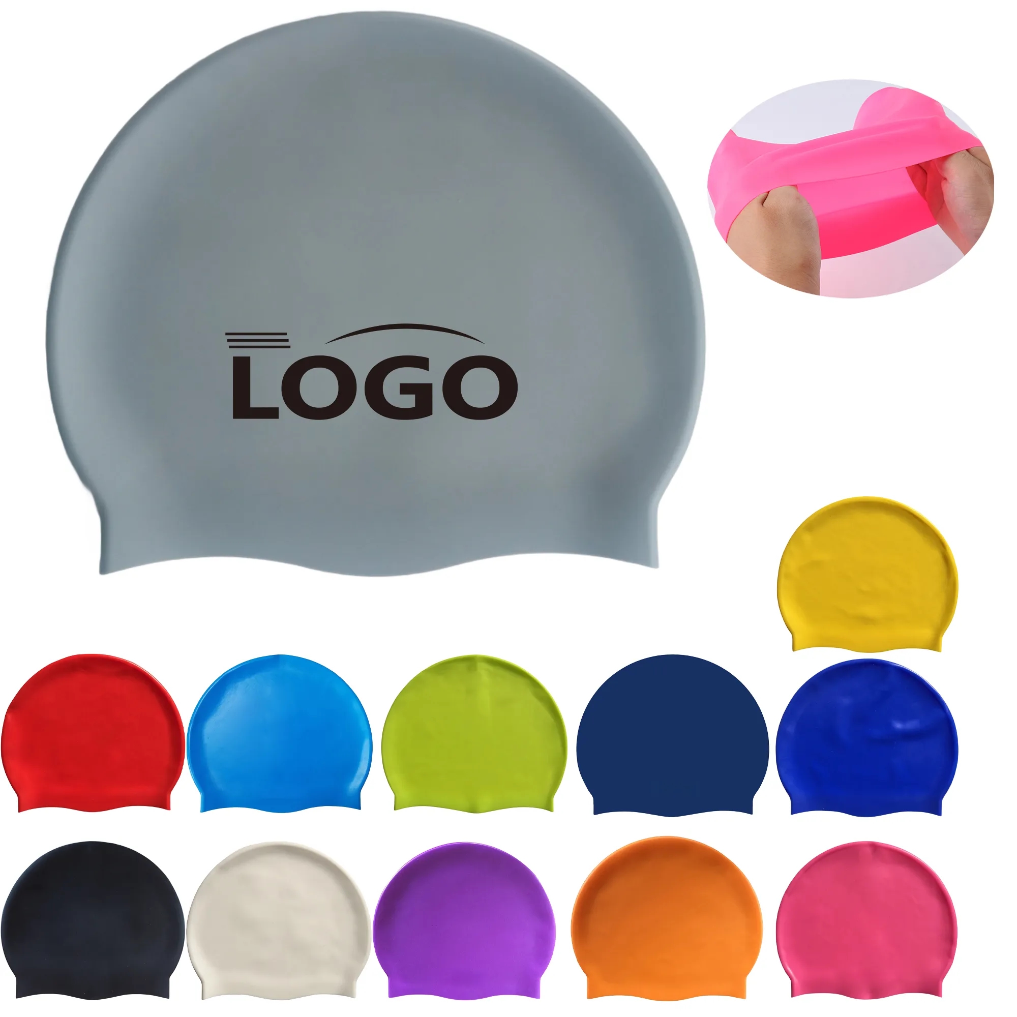Silicone Swimming Cap MOQ50 5