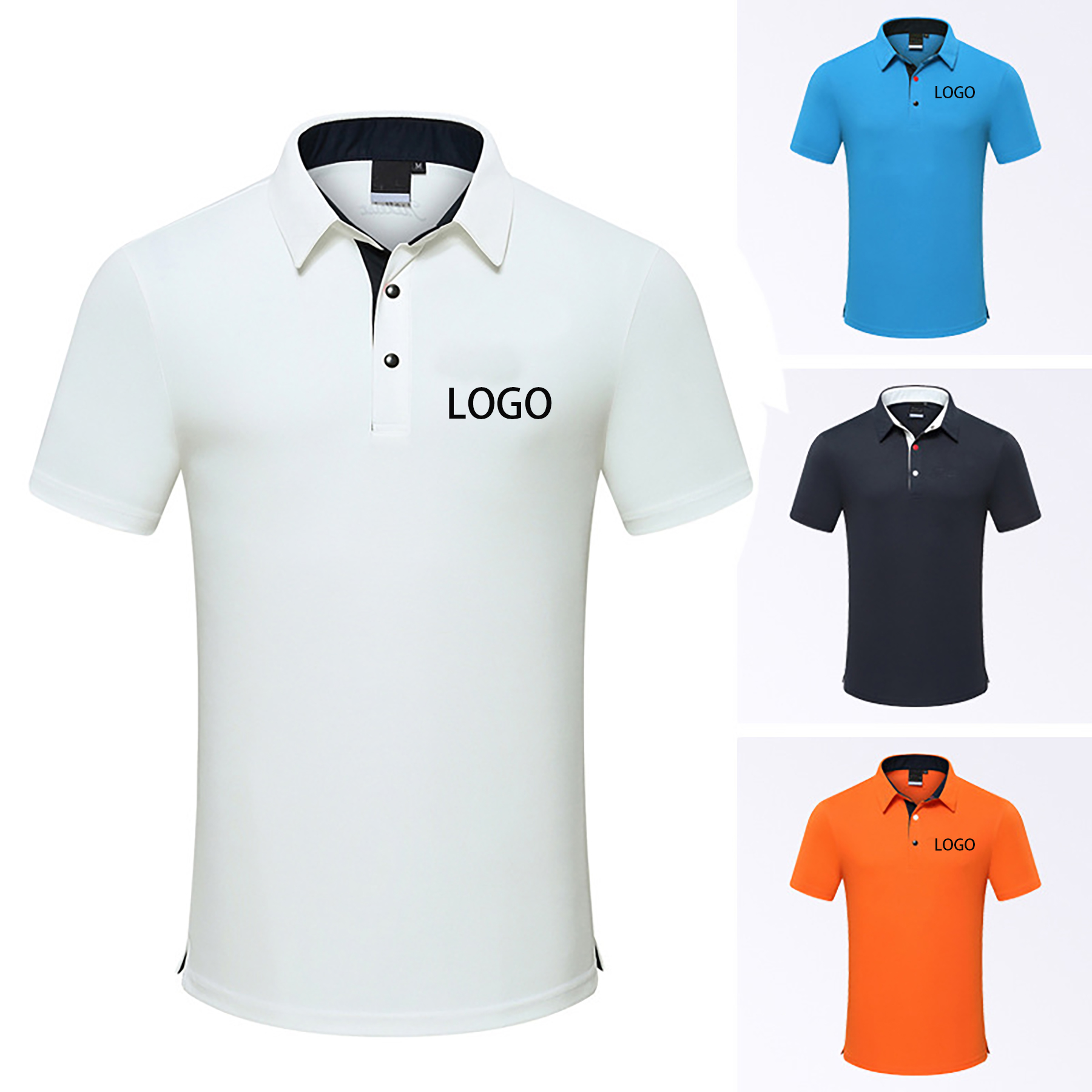High Moisture Wicking Men's Polo T-Shirts 2