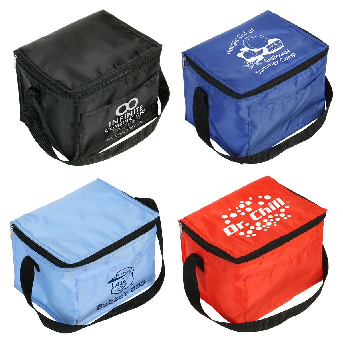 Snow Roller 6-pack Polyester Cooler Bag 7