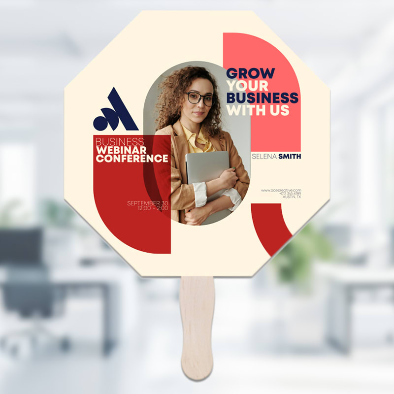Stop Sign Hand Fans 7
