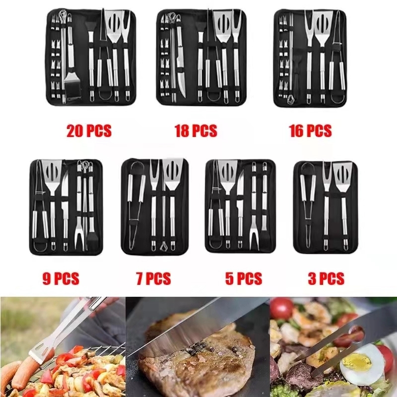20PCS BBQ Grill Accessories Tool Set 4