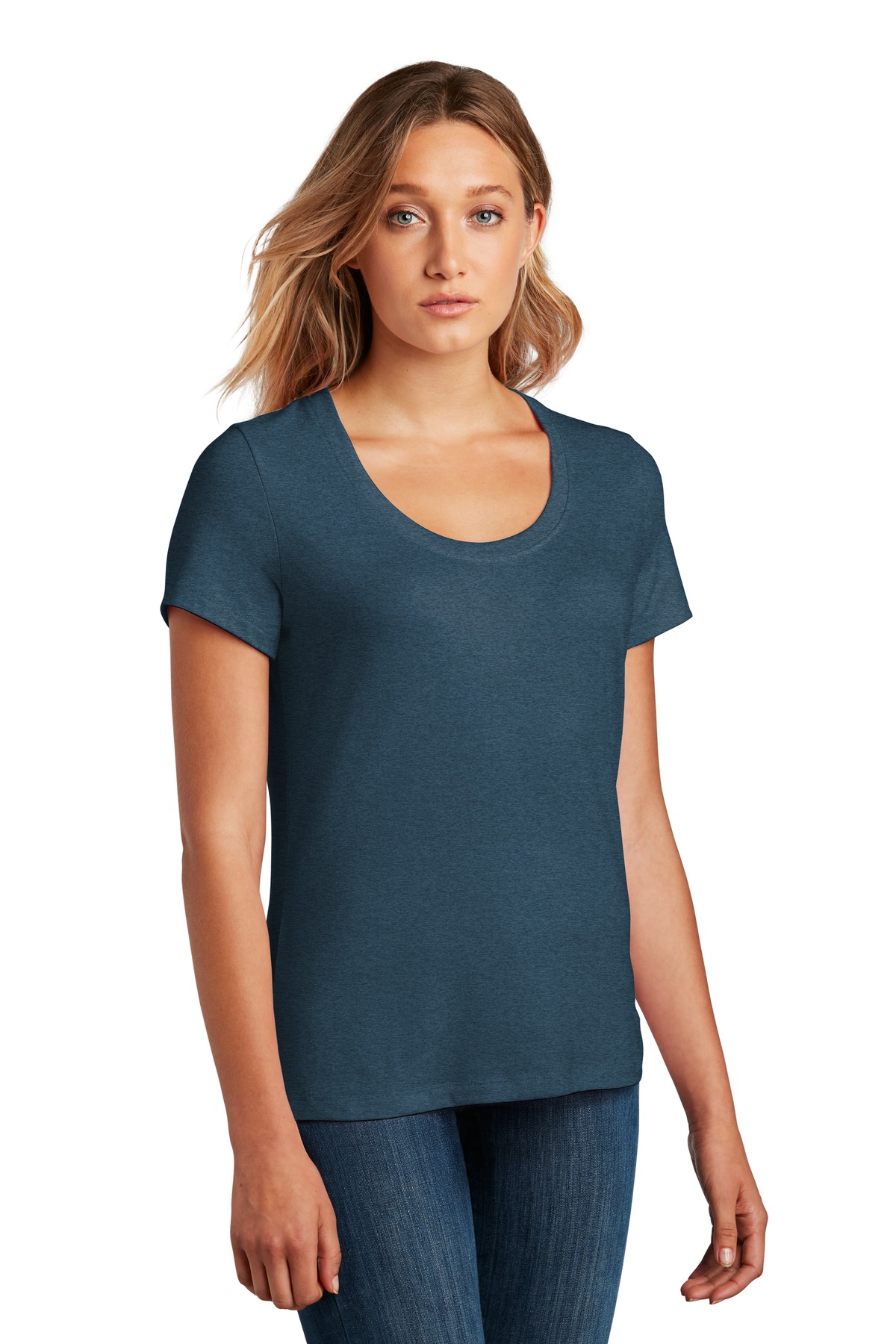 District Women's Flex Scoop Neck Tee DT7501 58